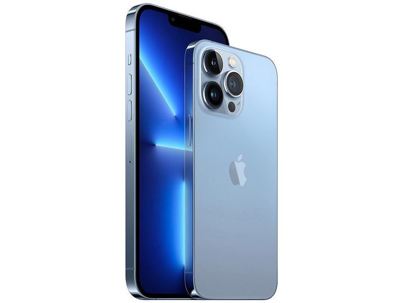 Apple iPhone 13 Pro Max 256GB Azul-Sierra - Tela 6,7” 12MP iOS